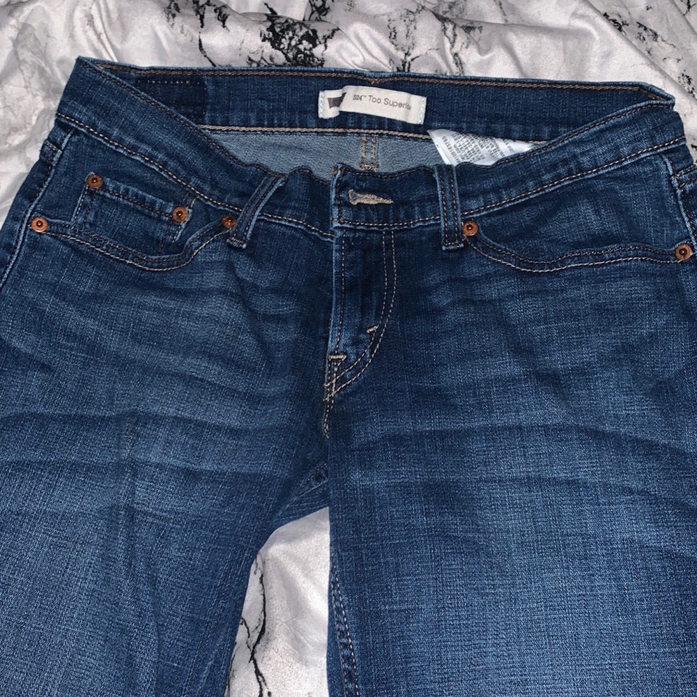 levi’s too super low bootcut jeans